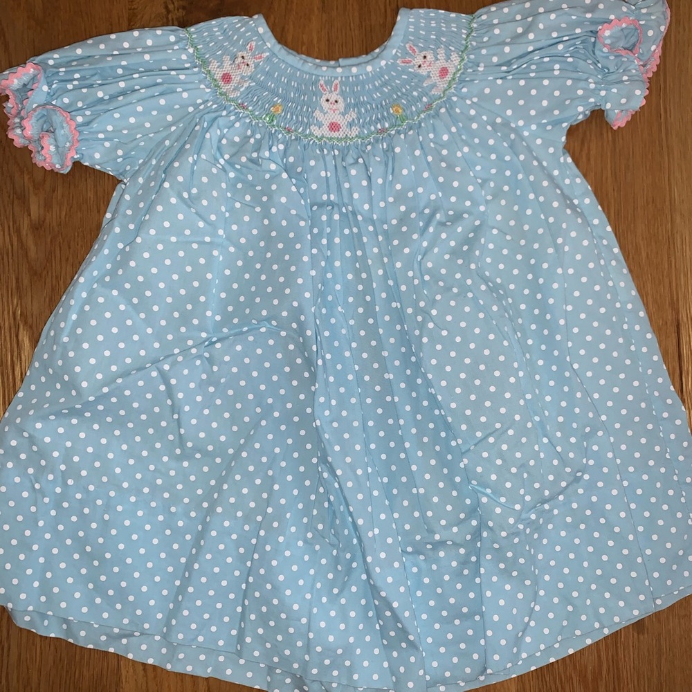 Easter smocked dress